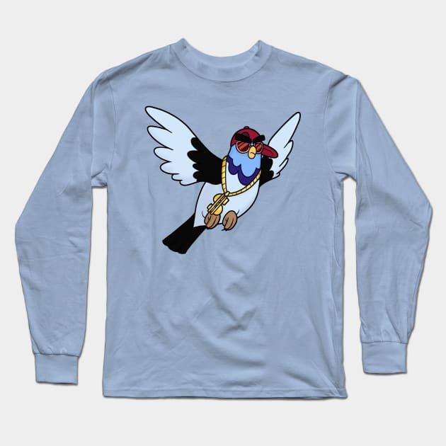 Stay Fly Long Sleeve T-Shirt by Gorditothebodegacat